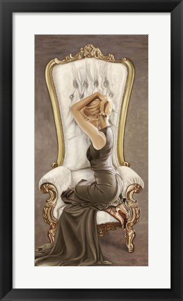 Framed Beautiful Queen II Print