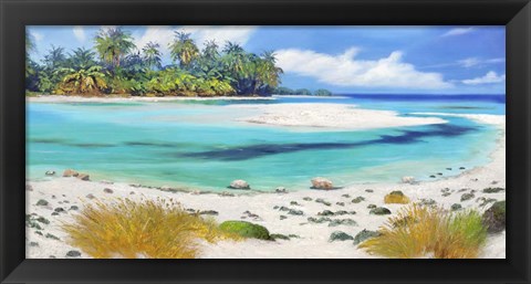 Framed Tropical Paradise Print