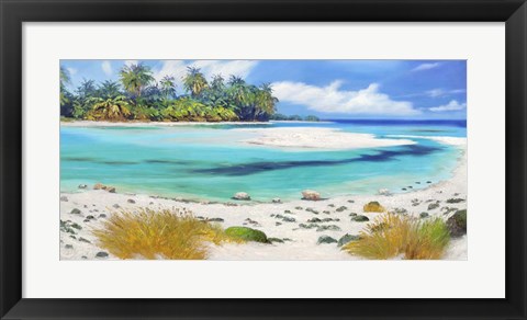 Framed Tropical Paradise Print
