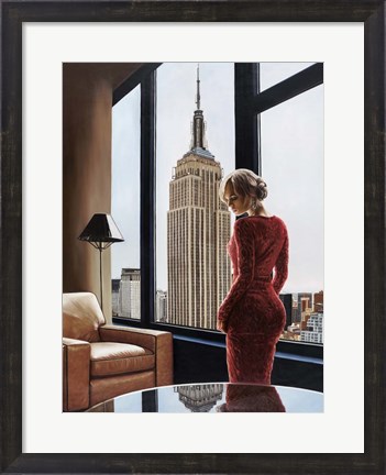 Framed Interior in NYC Print