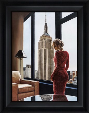 Framed Interior in NYC Print