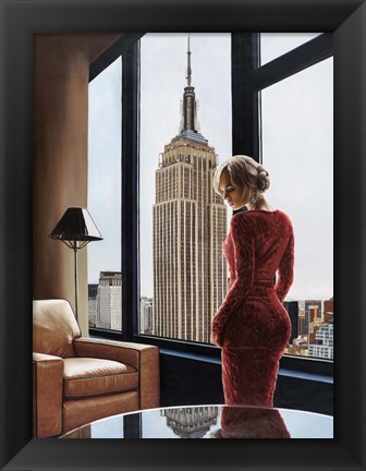 Framed Interior in NYC Print