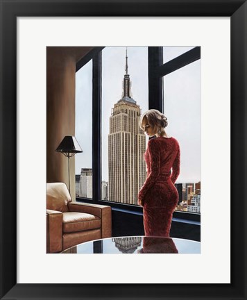 Framed Interior in NYC Print