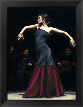 Framed Encantado por Flamenco Print