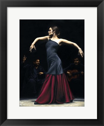 Framed Encantado por Flamenco Print