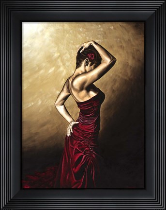 Framed Flamenco Woman Print