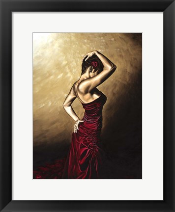 Framed Flamenco Woman Print