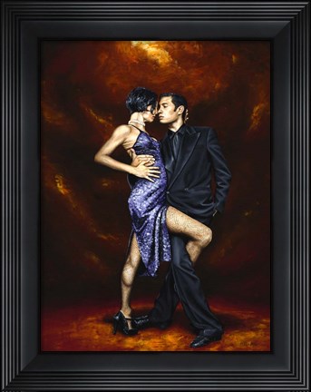 Framed Held in Tango Print