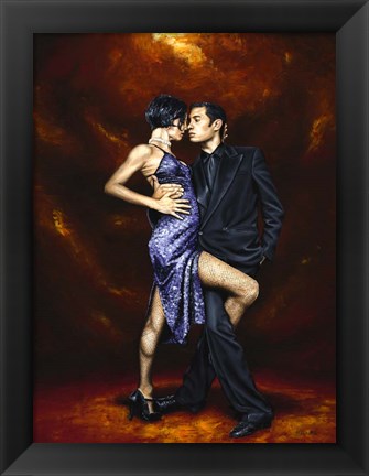 Framed Held in Tango Print