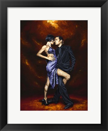 Framed Held in Tango Print