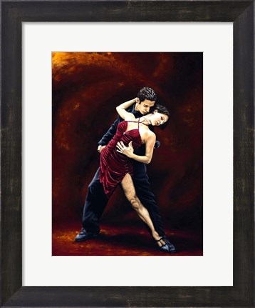 Framed Passion of Tango Print