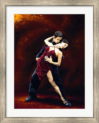 Framed Passion of Tango Print
