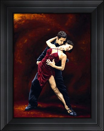 Framed Passion of Tango Print
