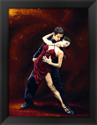 Framed Passion of Tango Print