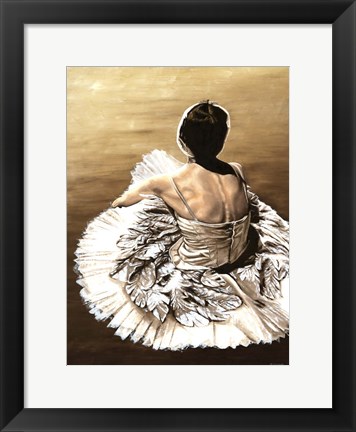 Framed Waiting in the Wings Print