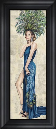 Framed Deco Princess I Print