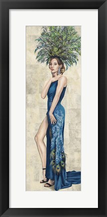 Framed Deco Princess I Print