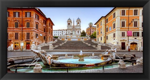 Framed Piazza di Spagna, Roma Print