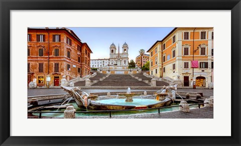 Framed Piazza di Spagna, Roma Print