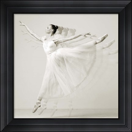 Framed Leaping Beauty (detail) Print