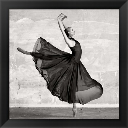 Framed Ballerina Dancing (detail) Print