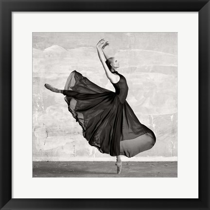 Framed Ballerina Dancing (detail) Print