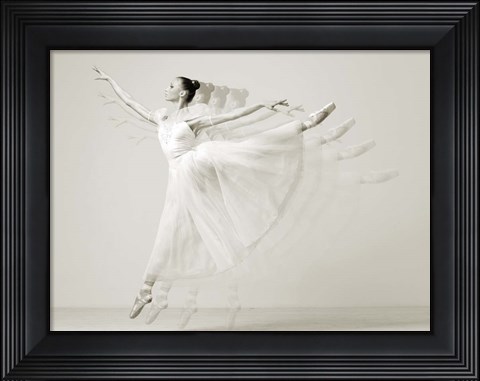 Framed Leaping Beauty Print