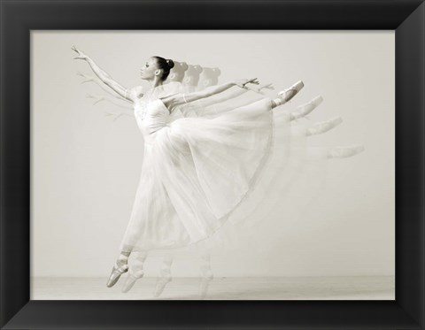 Framed Leaping Beauty Print