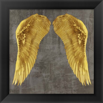 Framed Angel Wings I Print