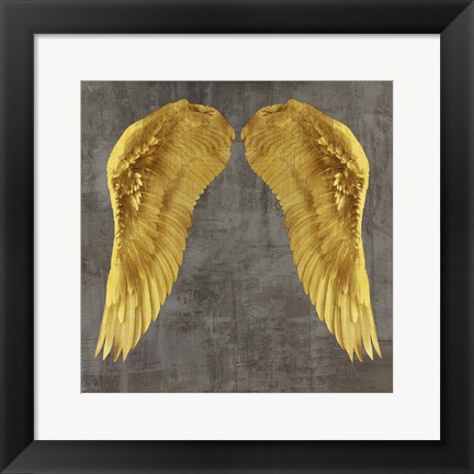 Framed Angel Wings I Print