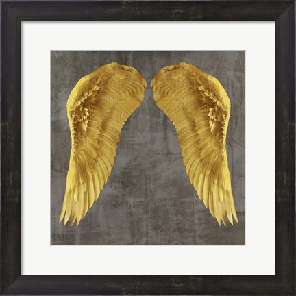 Framed Angel Wings I Print