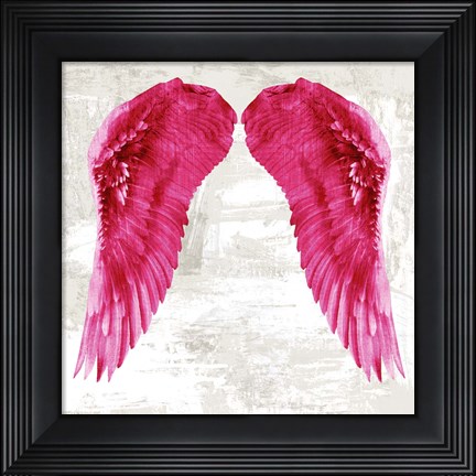 Framed Angel Wings III Print