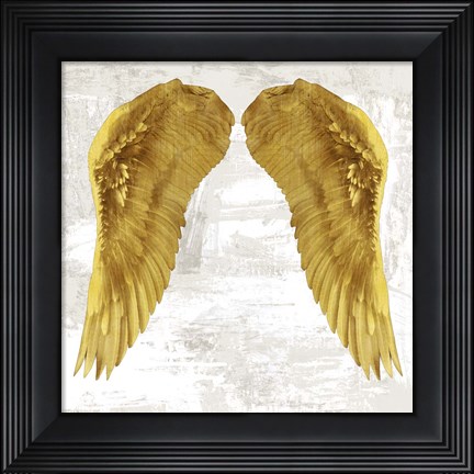 Framed Angel Wings IV Print