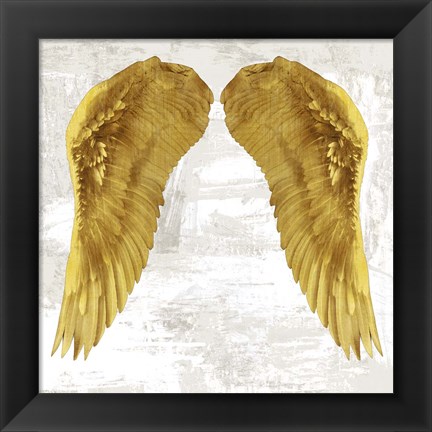 Framed Angel Wings IV Print