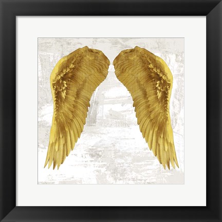 Framed Angel Wings IV Print