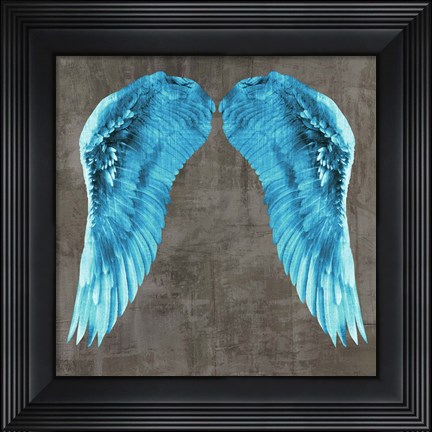 Framed Angel Wings V Print