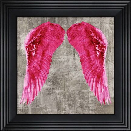 Framed Angel Wings VI Print