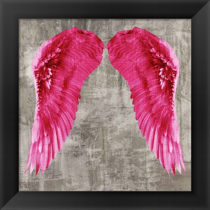 Framed Angel Wings VI Print