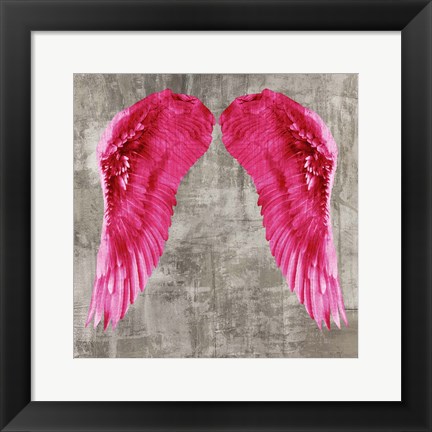 Framed Angel Wings VI Print