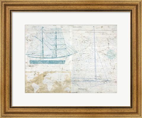 Framed Classic Sailing Print
