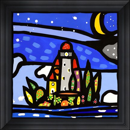Framed Isola e Luna (detail) Print