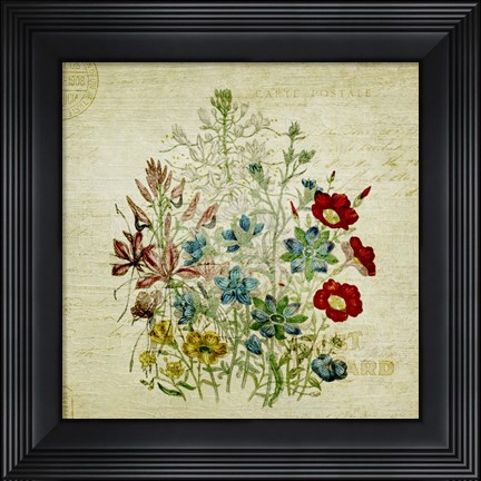 Framed Flower Print Two Print