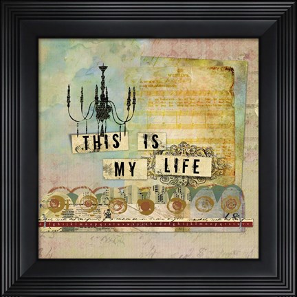 Framed My Life Print