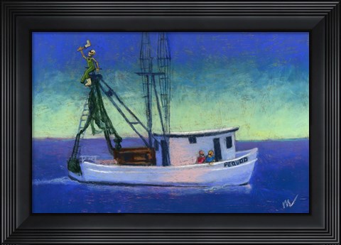 Framed Captain&#39;s Going Through Some Issues Print