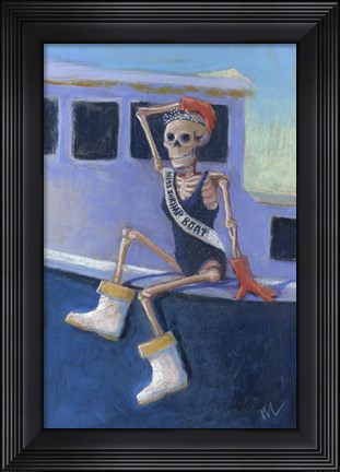 Framed Miss Shrimp Boat Print