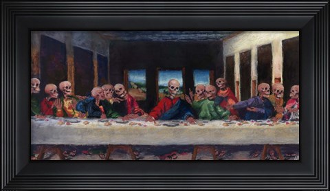 Framed Very Last Supper Print