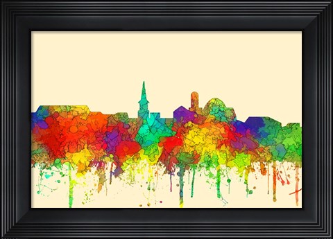 Framed Alexandria Virginia Skyline-SG Print