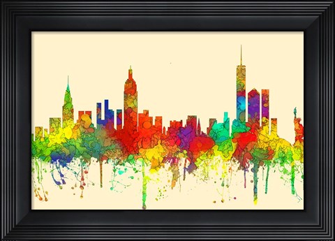 Framed New York NY-SG Print