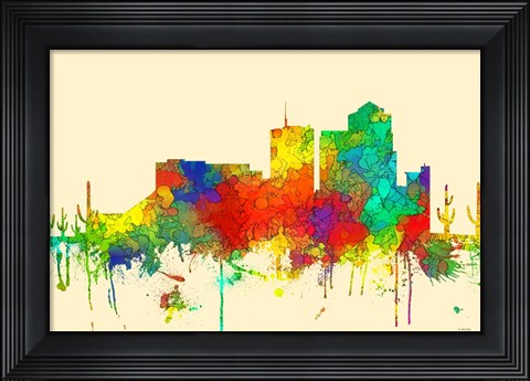Framed Tucson Arizona-SG Print
