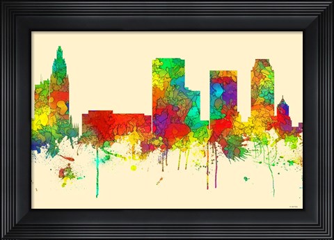 Framed Tulsa Oklahoma-SG Print
